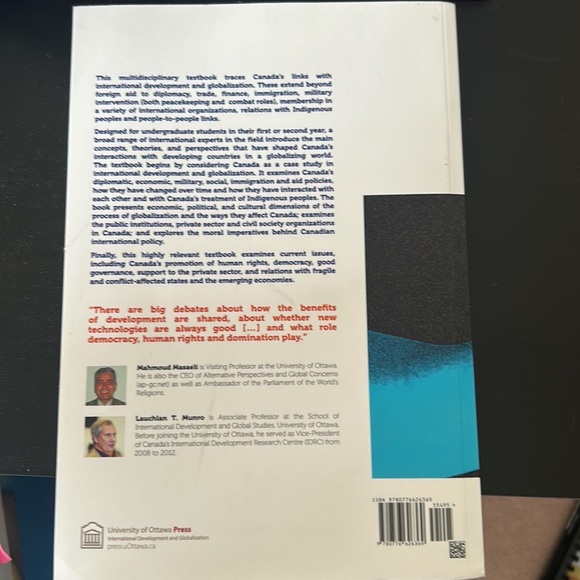 Canada & the Challenges of International Development and Globalization - Picture 2 of 4